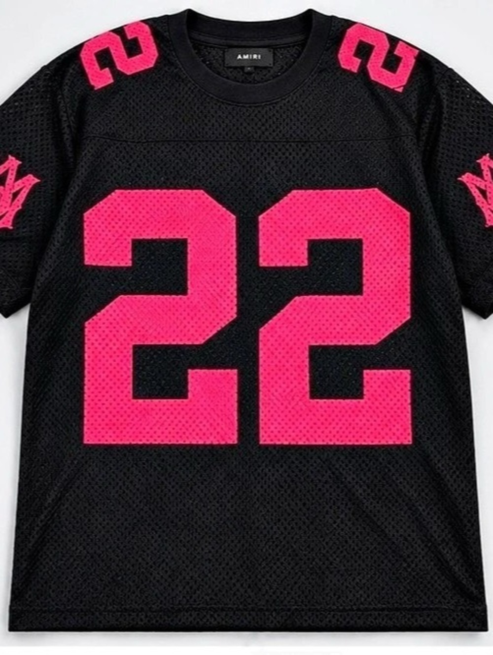 AMIRI Small 22 Football Jersey Black & Red